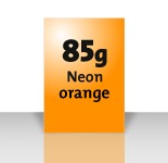 85g neon paper - orange